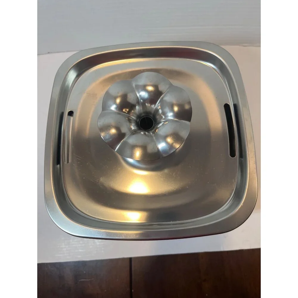 Stainless Steel Filtered Fountain Water Pump Circulation Device for Cats Indoor/
